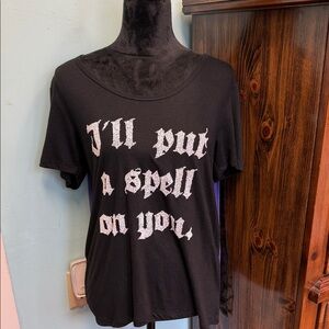 Black Graphic Short Sleeve Tee